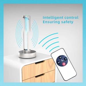 China Remote Control Quartz UV Disinfection Light 253.7nm Sterilizer 36W CE RoHS Certification factory