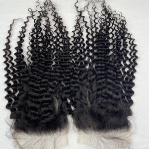 China Italy Curly 6x6 HD Lace Frontal 10A Brazilian Frontal Closure Human Hair 100% Unprocessed Virgin Ear to Ear Lace Frontal Human Hair Pre Plucked with factory