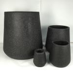 Enhance Your Garden With Elegant Fiber Clay Planters Round Shape