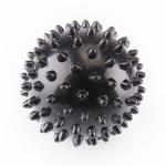Black Yoga Gym Spiky Massage Ball Trigger Points Therapy Ball Non Toxic