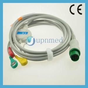 China Infinium One piece 3-lead ECG Cable with leadwires factory