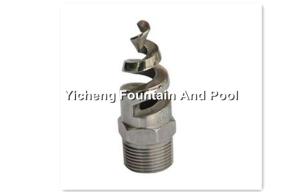 China Spiral Fog Type Pool Fog Machine , Stainless Steel Water Spray Fountain Nozzle factory