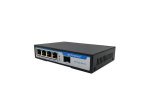 China Energy Saving 5 Port POE Gigabit Switch LED Indicators For Monitoring factory