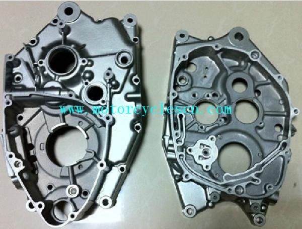 Silvery White Crankcase LH RH Motorcycle Engine Parts GXT200 Motocross GS200