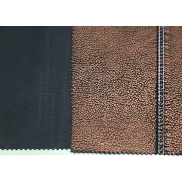 China Bronze Jacket PU Washed Leather Gram Weight 330g / ㎡ Hydrolysis Resistance factory
