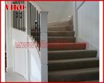Wrought Iron Staircase VK114S Wrought Iron Handrail Tread Beech,Railing tempered