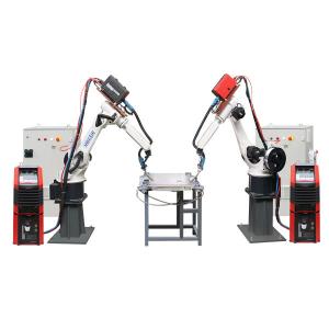 China Hwashi Aluminium Sheet MIG Welding Robot Unit AC Servo factory
