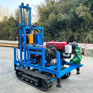 China Small Diesel Water Well Drilling Rig Hydraulic 100m 150m 200m Water Well Drilling Machine factory