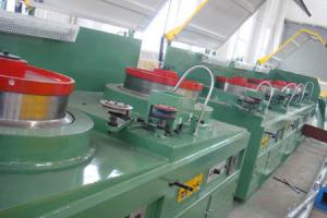 China Large Vertical Cable Drawing Machine , High Accurancy Cupper Rod Breakdown Machine factory