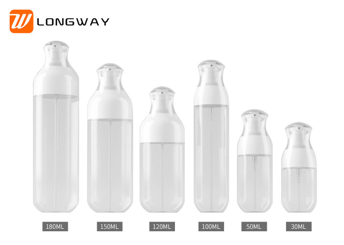 Personal Care Pet Plastic Cosmetic Bottles For Serum Lotion Cream 120ml 150ml 180ml