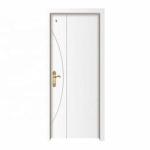 Modern Interior Finished Melamine Wooden Door 2.1m Height Waterproof