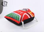 World Cup Egypt Soccer Printed Drawstring Backpack Large Sized With Thick Cotton