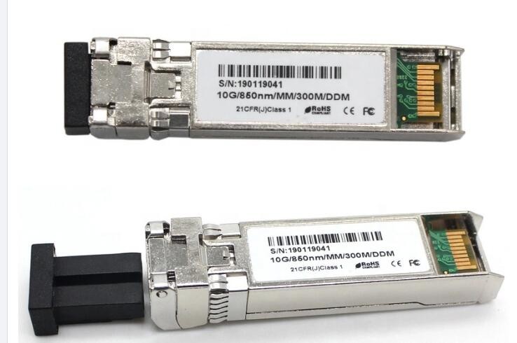 10G SX DX SFP 850nm 1310nm Multimode Fiber Transceiver
