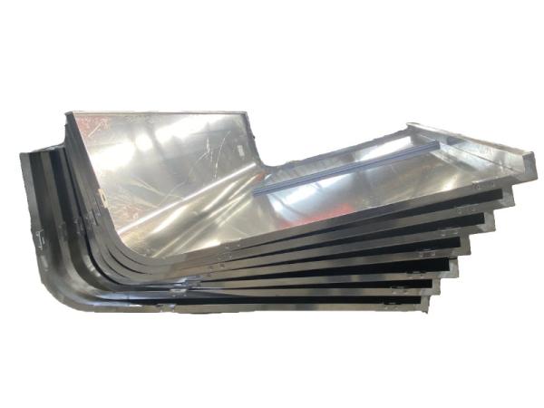 Construction Wrapping Cylinder Erosion Resistant Flexure Plate Curved Type