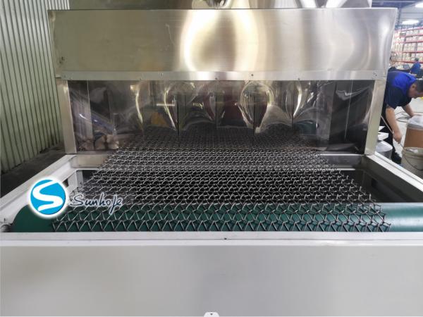 2.2KW Aluminum Brazing Furnace Tube Heating 900mm For Continuous Brazing