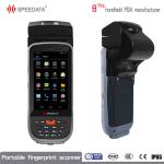 4.5'' LCD Touch Screen Handheld Fingerprint Scanners For Industries