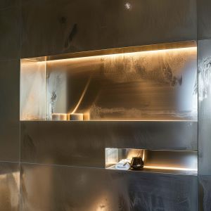 China Seamless Stainless Steel Recessed Niche For Sleek Wall Integration factory