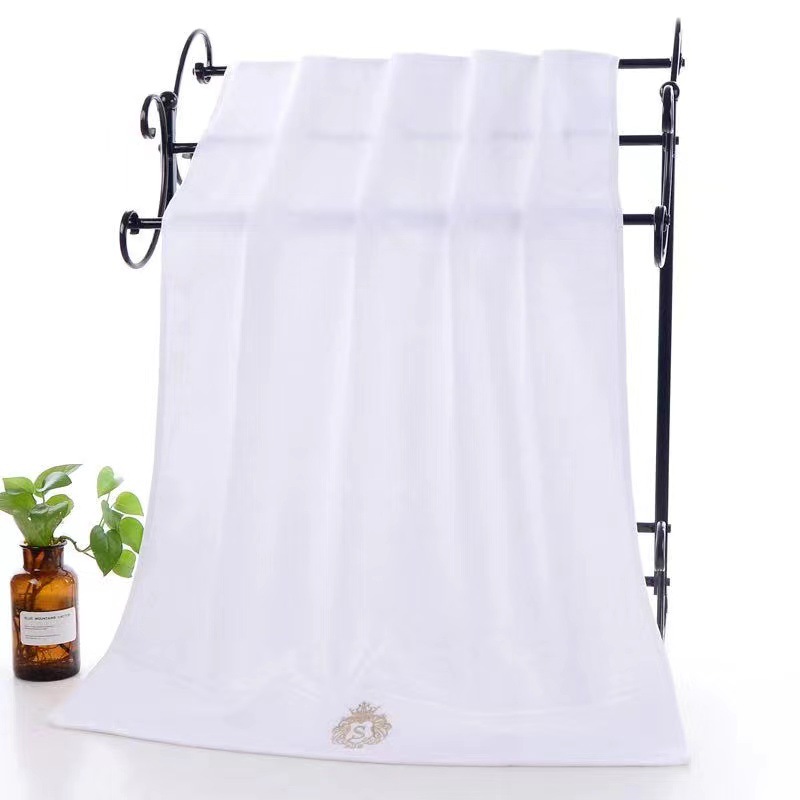 Hotel Advertising Logo Customized Pure Cotton Absorbent Face Towel for Home and Spa
