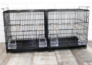 China Kennel Pet Cage for XXL Medium Dogs Travel Metal Double-Door Folding Indoor Outdoor Cages factory
