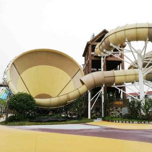China Water Playground Equipment / Fiberglass Water Slides in Themed Water Park factory