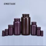 Laboratory Round Reagent Polypropylene Plastic Bottles Transparent Narrow Mouth