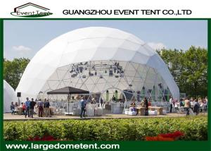 China Geodesic Steel 30m Diameter Large Dome Tent For Outdoor Events factory