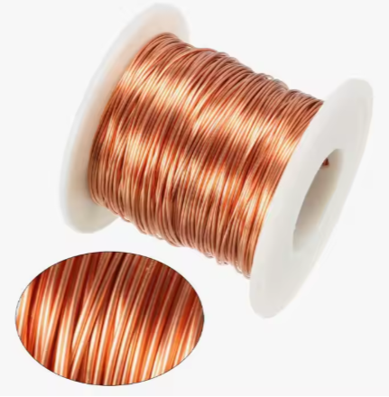 High Content Pure Red Copper Wire Polished With Spool Customization