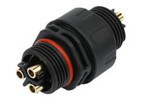 China Outdoor LED Screen Cable Waterproof Led Connectors 2-4 Pin IP68 Connector factory