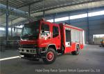 ISUZU FVR EURO5 Water Foam Fire Fighting Vehicles For Fireman Department