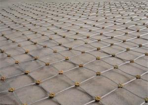 China Slope Security Wire Mesh Flexible Metal Mesh Net Protection System on sale