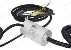 China Optional IP Grade IP65 Waterproof Slip Ring With 22 Circuits 15A And 10A factory