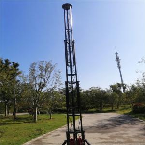 China Mobile Towers 30M 11 Sections Portable Cow Cell On Wheels factory