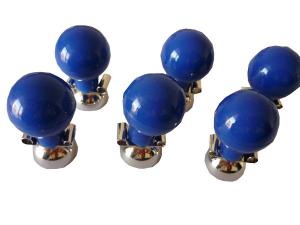 China Medical Suction Wireless Ecg Electrodes Without Screw Metal / TPU 6 Set factory