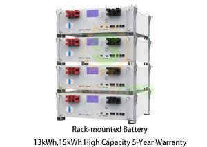 China 13kWh 15kWh DB Rack Mounted Battery Series Li Ion Storage For Industrial Environments factory