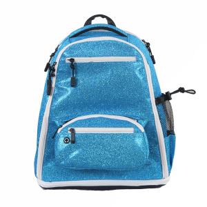 China Cheerleaders Fashion Sports Backpack With Four Pocket Zip Closure PVC Material factory