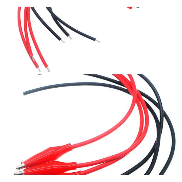 12V Red Black Alligator Clips Battery Cable
