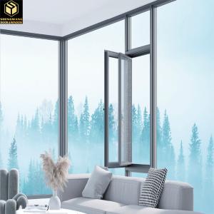 China Swig Left Aesthetic Aluminum Sliding Windows Space Saving Alum Sliding Window factory