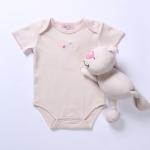 Millidoll Original colour cotton Antibacterial babies climbing short sleeve 0-2