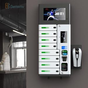 China Pin Code Mobile Phone Charging Lockers , 144W Cell Phone Charging Station Lockers factory