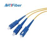 Lightweight fiber optic splitter 1x2 ABS PLC Splitter Low Return Loss