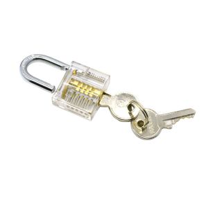 Mini Version Transparent Lock Essential Tool For Locksmith Training