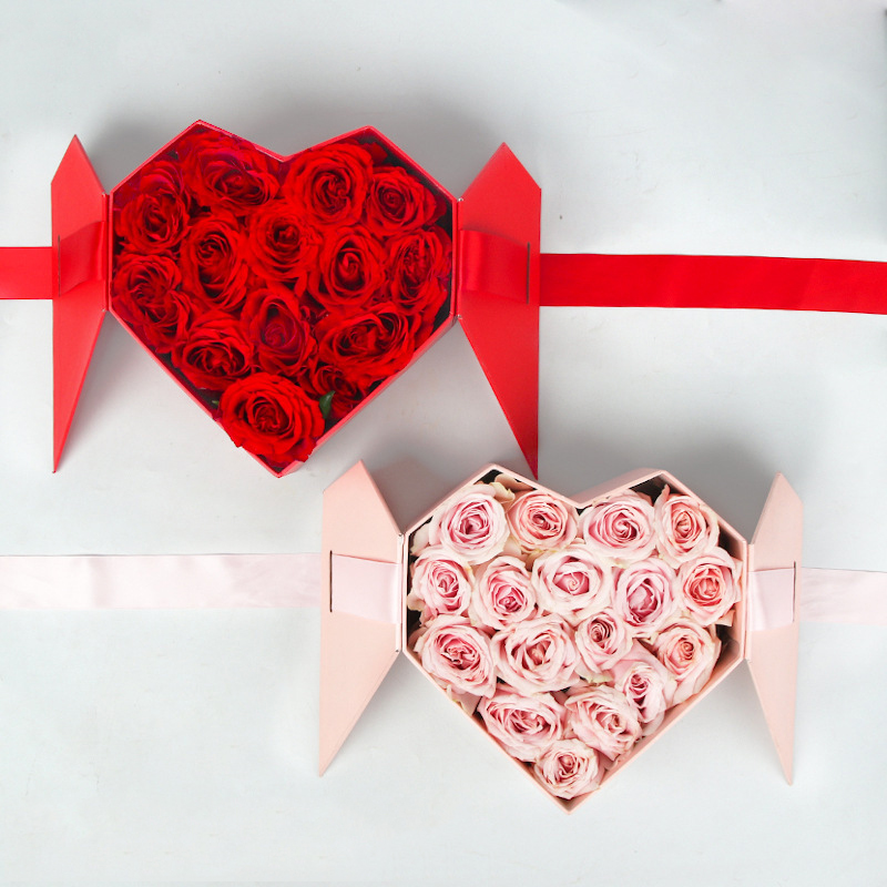Embossing Gift Packing Party Decorations with Attractive Colorful Candy Heart Box