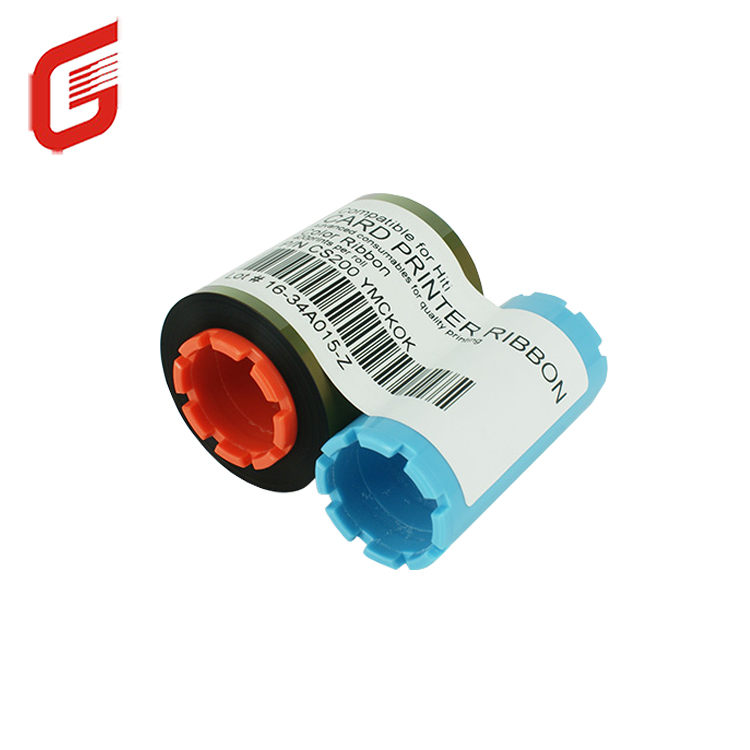 Compatible YMCKOK Color Ribbon 330prints for HITI CS200e CS220e CS290e Card Packaging