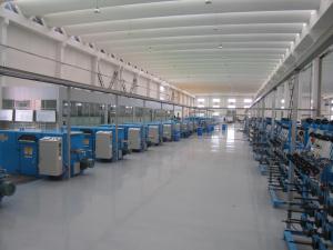 China Blue Normal Wire Twisting Machine Double Twist For Bunched Copper Wire Pay Off factory