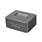 3 Compartment Metal Cash Box Coin Multi Color Money Collection Safes