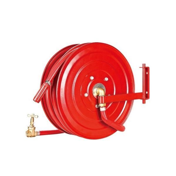 China Retractable 30m Fire Hose Reel Firefighter Rescue Equipment Automatic Manual factory