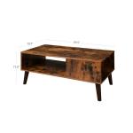 Rustic Wood Coffee Table, Living Room Coffee Table, Cocktail Table, Small Coffee