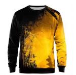 Custom Logo Fleece Sublimation Print Sweater Long Sleeve Streetwear Style
