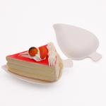 Disposable biodegradable leaf shape mini sugarcane DIY bagasse paper salad plate