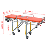 Aluminum Alloy Emergency Hospital Bed Blue Emergency Stretcher Bed